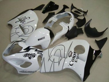 1996-2007 White Black Corona Tribal Suzuki GSXR1000 Motorcycle Fairings Australia