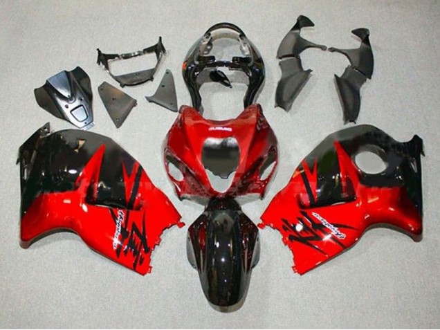 1996-2007 Red Glossy Black Suzuki GSXR1000 Motorcycle Fairings Australia