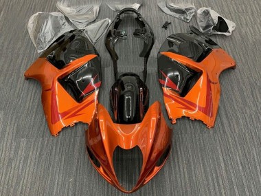 1996-2007 Orange Black Red Suzuki GSXR1000 Motorcycle Fairings Australia