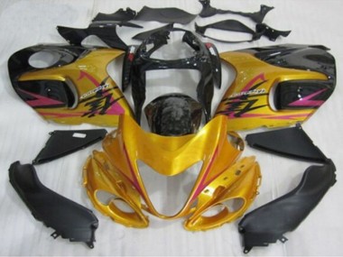1996-2007 Gold Black Pink Suzuki GSXR1000 Motorcycle Fairings Australia