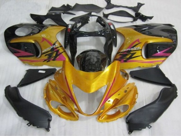 1996-2007 Gold Black Pink Suzuki GSXR1000 Motorcycle Fairings Australia