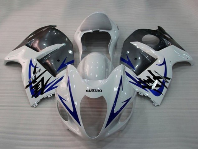 2008-2020 White Blue Grey Suzuki GSXR 1300 Hayabusa Motorcycle Fairings Australia