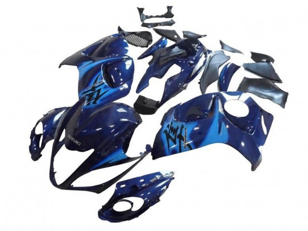 2008-2020 Dark Blue Light Blue Suzuki GSXR 1300 Hayabusa Motorcycle Fairings Australia