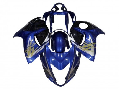 2008-2020 Blue White Gold Suzuki GSXR 1300 Hayabusa Motorcycle Fairings Australia