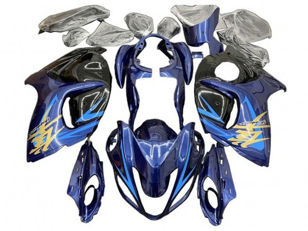 2008-2020 Blue Black Light Blue Gold Suzuki GSXR 1300 Hayabusa Motorcycle Fairings Australia