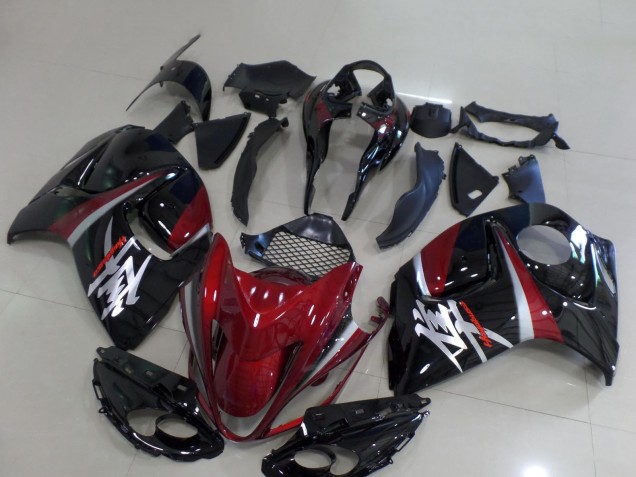 2008-2020 Dark Red Black Silver Suzuki GSXR 1300 Hayabusa Motorcycle Fairings Australia