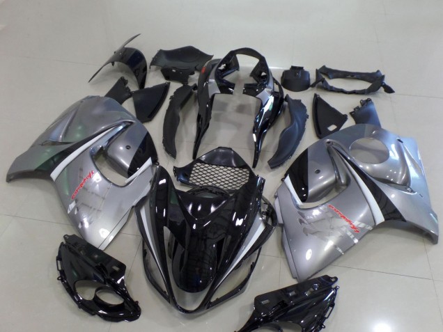 2008-2020 Glossy Black Silver Chrome Suzuki GSXR 1300 Hayabusa Motorcycle Fairings Australia