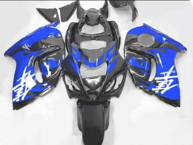 2008-2020 Black Blue Flame Suzuki GSXR 1300 Hayabusa Motorcycle Fairings Australia
