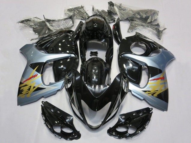 2008-2020 Glossy Black Light Blue Gold Suzuki GSXR 1300 Hayabusa Motorcycle Fairings Australia