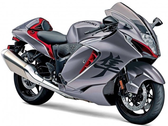 2021-2025 Matte Grey Matte Red Suzuki GSXR 1300 Hayabusa Motorcycle Fairings Australia