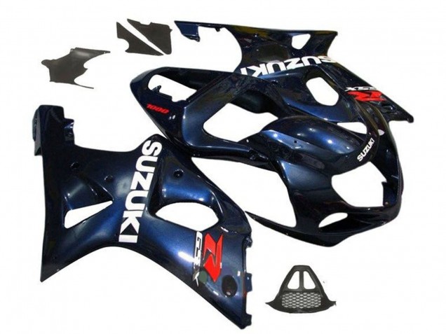 2000-2002 Dark Blue Suzuki GSXR1000 Motorcycle Fairings Australia
