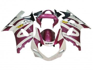 2000-2002 White Purple Yellow Suzuki GSXR1000 Motorcycle Fairings Australia
