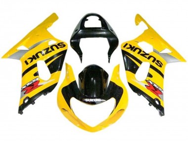 2000-2002 Yellow Grey Black Suzuki GSXR1000 Motorcycle Fairings Australia