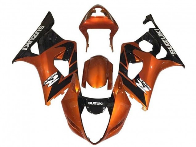 2003-2004 Orange Black White Suzuki GSXR 1000 Motorcycle Fairings Australia