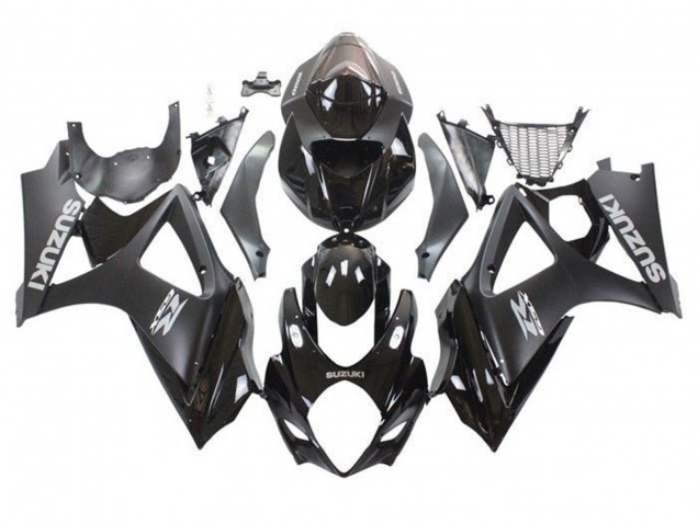 2005-2006 Glossy Black Matte Black Suzuki GSXR 1000 Motorcycle Fairing Kits Australia