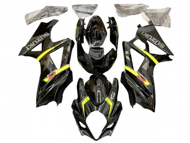 2005-2006 Black Yellow Grey Suzuki GSXR 1000 Motorcycle Fairings Australia