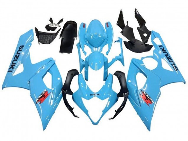 2005-2006 Light Blue Black Red Suzuki GSXR 1000 Motorcycle Fairings Australia