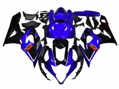 2005-2006 Blue Black White Stripe Suzuki GSXR 1000 Motorcycle Fairings Australia