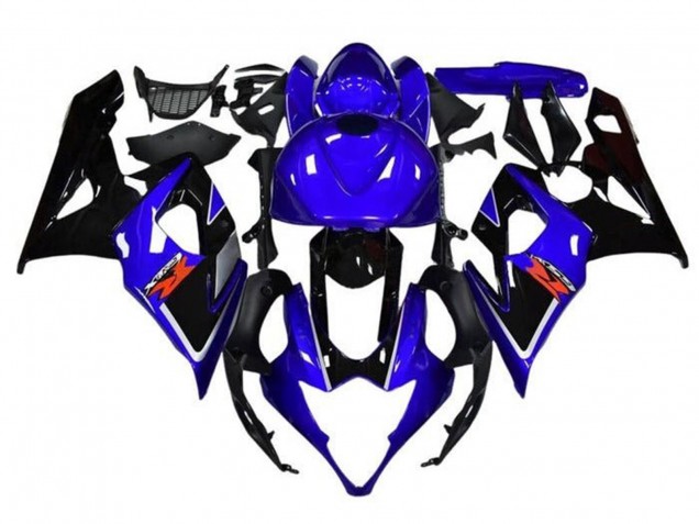 2005-2006 Blue Black White Stripe Suzuki GSXR 1000 Motorcycle Fairings Australia