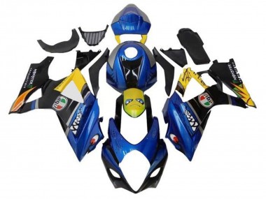 2005-2006 Blue Yellow Black Shark Suzuki GSXR 1000 Motorcycle Fairings Australia