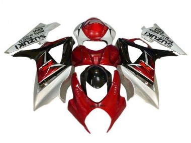 2005-2006 Silver Red Black Suzuki GSXR 1000 Motorcycle Fairings Australia
