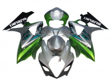 2005-2006 Silver Green Black Suzuki GSXR 1000 Motorcycle Fairings Australia