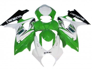 2005-2006 White Green Black Suzuki GSXR 1000 Motorcycle Fairings Australia