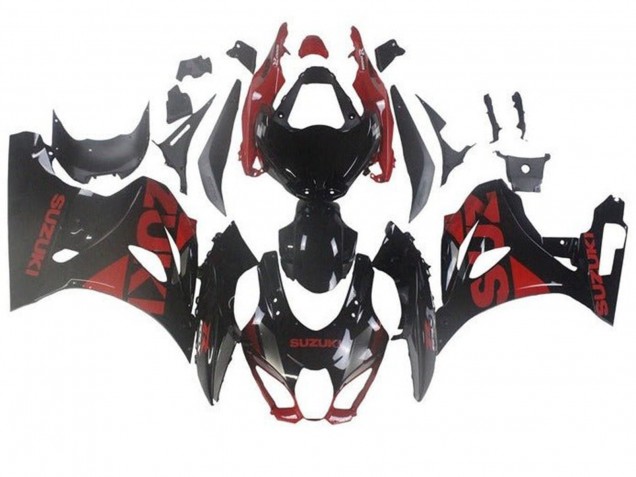 2017-2025 Black Dark Red Suzuki GSXR1000 Motorcycle Fairings Australia