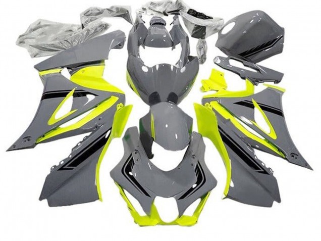 2017-2025 Grey Yellow Black Suzuki GSXR1000 Motorcycle Fairings Australia