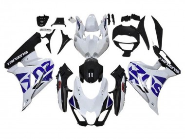 2017-2025 White Blue Black Suzuki GSXR1000 Motorcycle Fairing Australia