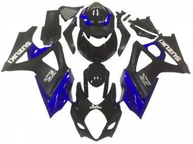 2007-2008 Glossy Black Matte Black Blue Grey Suzuki GSXR 1000 Motorcycle Fairings Australia