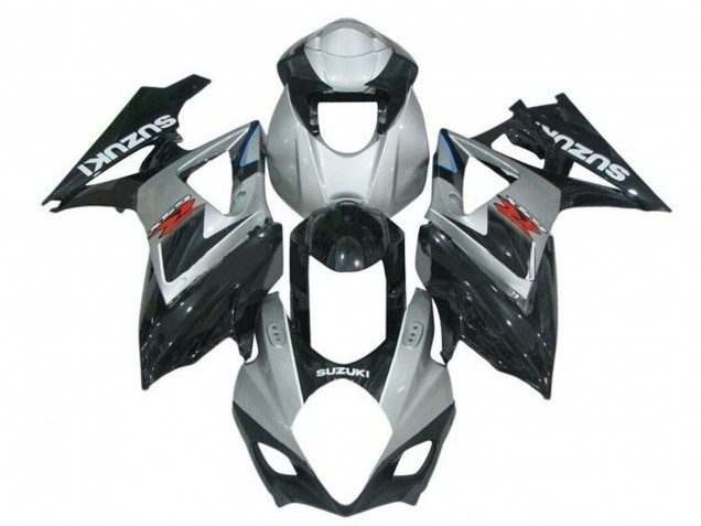 2007-2008 Grey Glossy Black Red White Suzuki GSXR 1000 Motorcycle Fairings Australia