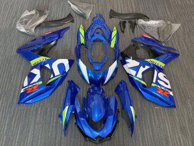 2009-2016 Blue Neon Green White Ecstar Suzuki GSXR 1000 Motorcycle Fairings Australia