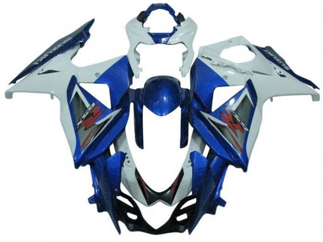 2009-2016 White Blue Silver Suzuki GSXR 1000 Bike Fairings Australia