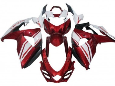 2009-2016 White Red Suzuki GSXR 1000 Motorcycle Fairings Australia