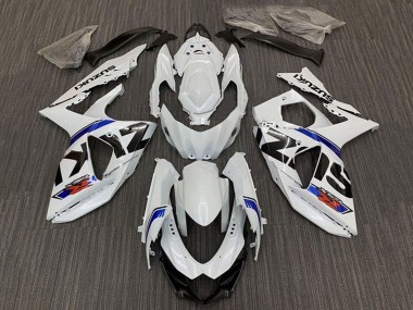 2009-2016 White Blue Stripe Suzuki GSXR 1000 Bike Fairings Australia