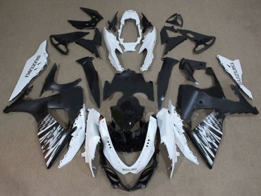 2009-2016 White Black Silver Checker Suzuki GSXR 1000 Motorcycle Fairings Australia