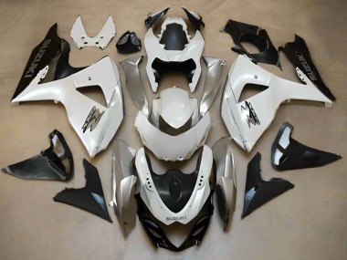 2009-2016 Pearl White Silver Matte Black Suzuki GSXR 1000 Motorcycle Fairings Australia