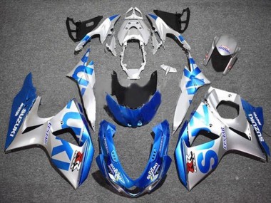 2009-2016 Silver Blue Suzuki GSXR 1000 Motorcycle Fairings Australia