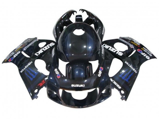 1996-2000 Black Dark Blue Monster Suzuki GSXR 600 / GSXR 750 Motorcycle Fairings Australia