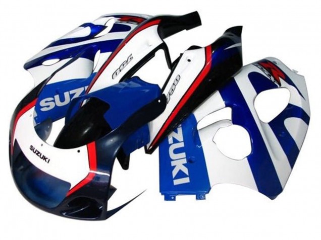 1996-2000 Blue White Dark Blue Red Suzuki GSXR 600 / GSXR 750 Motorcycle Fairings Australia