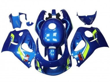 1996-2000 Blue Yellow White Suzuki GSXR 600 / GSXR 750 Motorcycle Fairings Australia