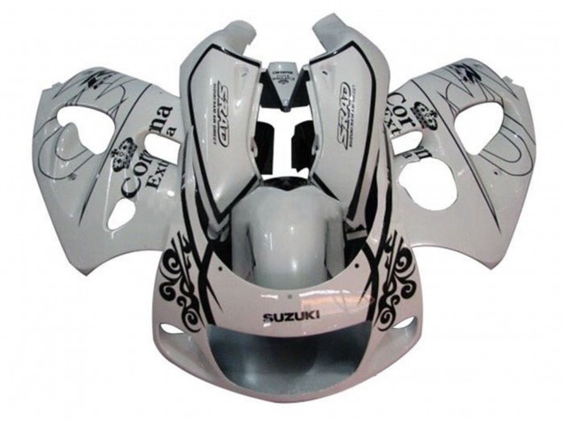 1996-2000 White Black Corona Extra Suzuki GSXR 600 / GSXR 750 Motorcycle Fairings Australia