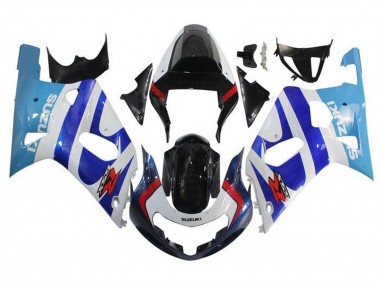 2001-2003 White Triple Blue Glossy Black Red Suzuki GSXR 600 / GSXR 750 Motorcycle Fairings Australia