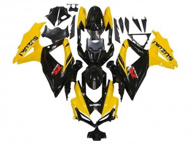 2008-2010 Yellow Glossy Black Red Suzuki GSXR 600 / GSXR 750 Motorcycle Fairings Australia