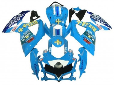 2008-2010 Light Blue Yellow Rizla Suzuki GSXR 600 / GSXR 750 Motorcycle Fairings Australia