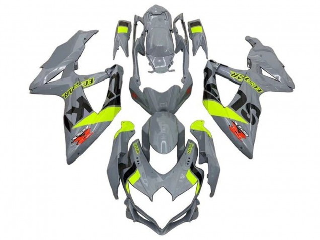 2008-2010 Nardo Grey Neon Yellow Black Red Suzuki GSXR 600 / GSXR 750 Motorcycle Fairings Australia