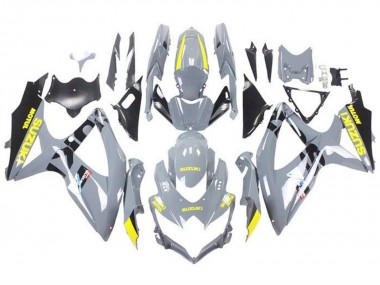 2008-2010 Nardo Grey Yellow Black Suzuki GSXR 600 / GSXR 750 Motorcycle Fairings Australia