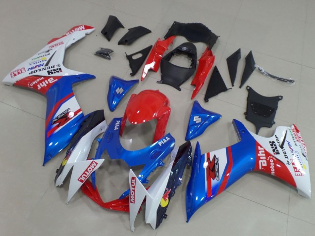 2011-2024 Blue Red White Suzuki GSXR 600 / GSXR 750 Motorcycle Fairings Australia