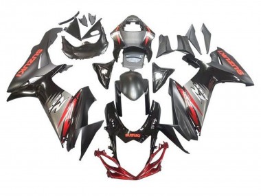 2011-2024 Black Grey Red Suzuki GSXR 600 / GSXR 750 Motorcycle Fairings Australia